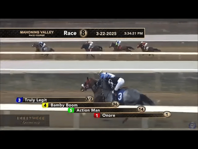 Truly Legit in the race
